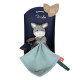 Peluche âne coton bio avec doudou - Maïlou