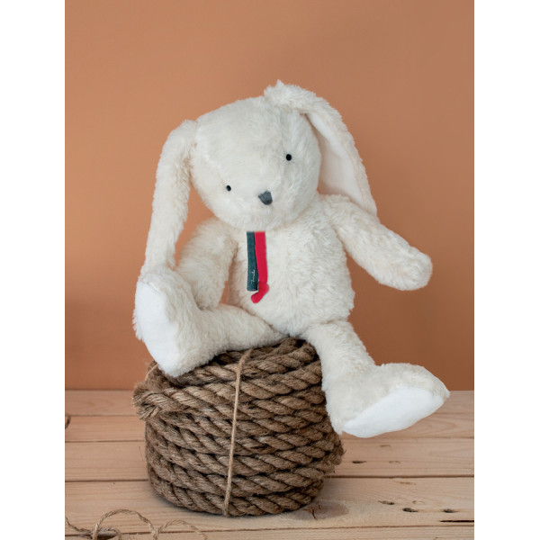 Doudou pantin lapin en coton bio - Maïlou