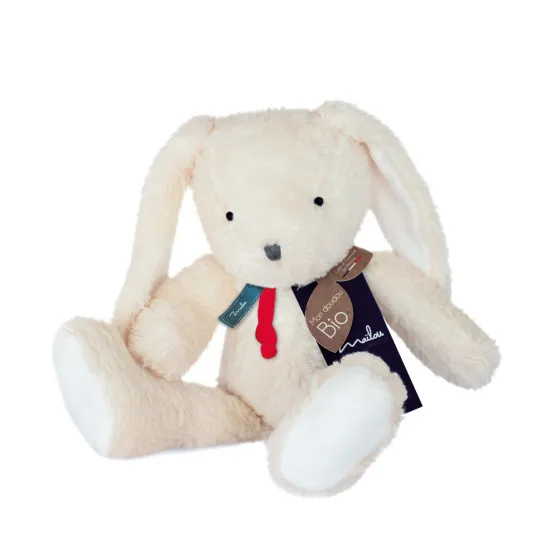 Doudou pantin lapin en coton bio - Maïlou