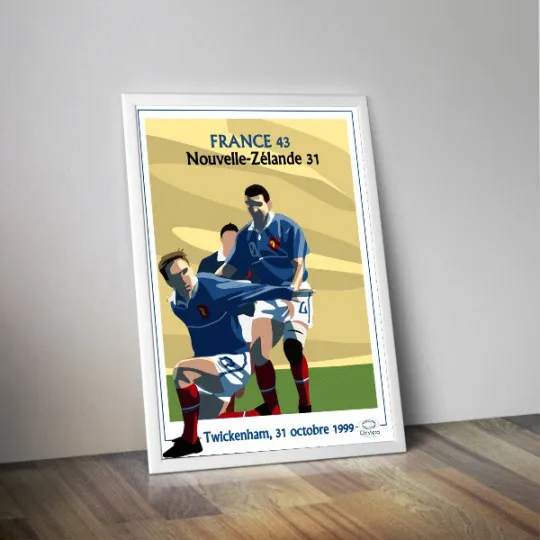 Affiche CHISTERA France Nouvelle-Zélande 1999 50x70cm