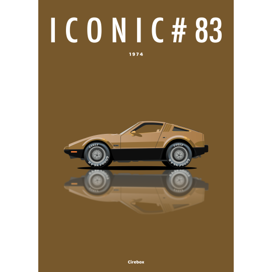 Affiche de la Bricklin SV-1 - 1976 - Cirebox