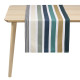 Jeté de table ARTIGA en coton Bio Garlin Ocean