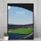 Affiche WALL OF FAME Parc des Princes Paris format A3