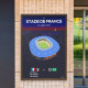 Affiche WALL OF FAME Hommage Stade de France format A3