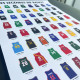 Affiche WALL OF FAME Légendes du basket format A3