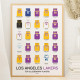 Affiche WALL OF FAME Top 25 Los Angeles Lakers format A3