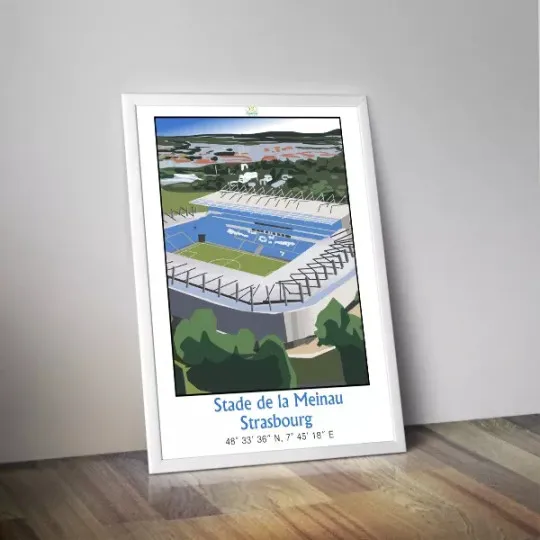 Affiche PANENKA de la Meinau de Strasbourg 50x70cm - 2 modèles
