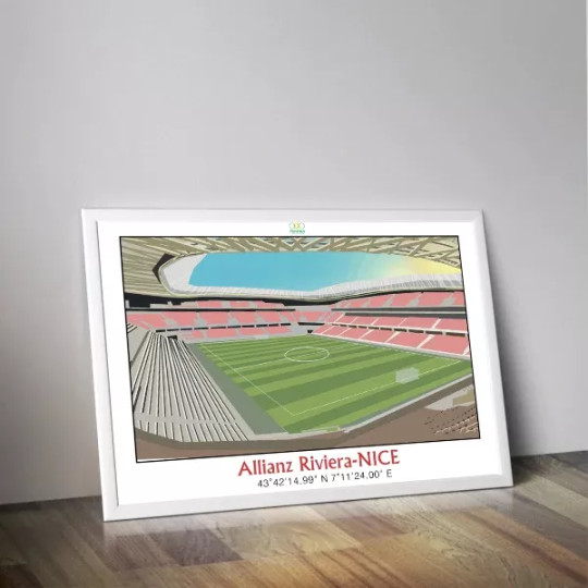 Affiche PANENKA de l'Allianz Riviera de Nice 50x70cm - 2 modèles