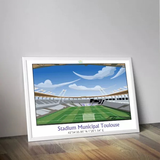 Affiche PANENKA du Stadium de Toulouse 50x70cm - 2 modèles