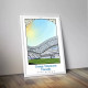 Affiche PANENKA du stade Vélodrome de Marseille 50x70cm