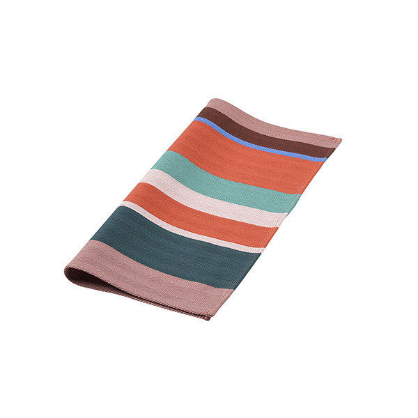 Serviette de table à rayures ARTIGA 100% en coton Hosta