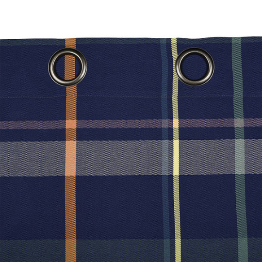 Rideau prêt à poser à rayures ARTIGA en coton Nousse