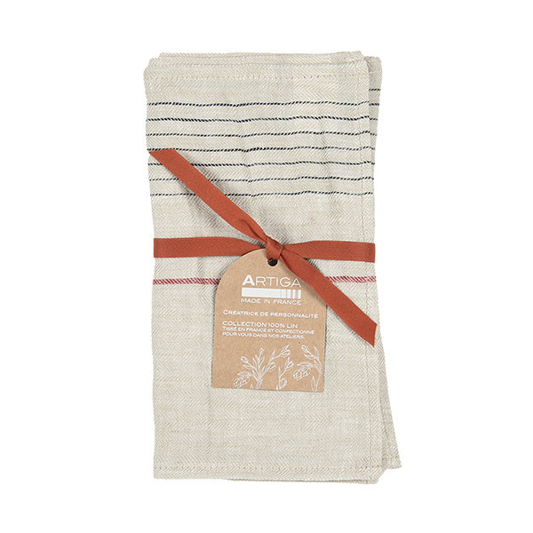 Serviettes de table ARTIGA 100% en Lin