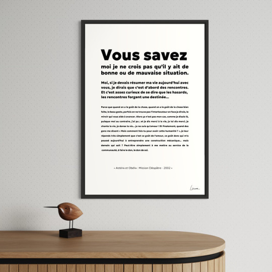 Affiche CHISTERA Le Scribe 50x70cm