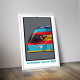 Affiche FORMULE-A Casque Fernando Alonso format 50x70cm