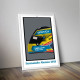 Affiche FORMULE-A Casque Fernando Alonso 2023 format 50x70cm