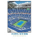 Affiche TRENTE A du Stade de l'US Open New York 50x70cm