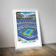 Affiche TRENTE A du Stade de l'US Open New York 50x70cm