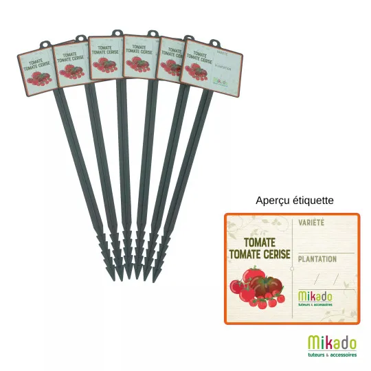 6 jalons MV INDUSTRIE pour tomates