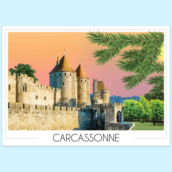 Affiche FOLIOVE de Carcassonne - 3 tailles