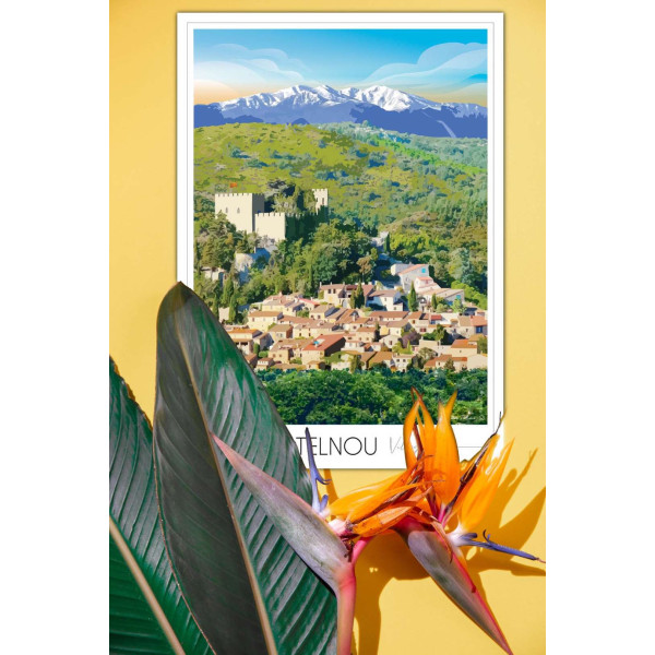 Affiche FOLIOVE de Castelnou - 2 modèles et 3 tailles