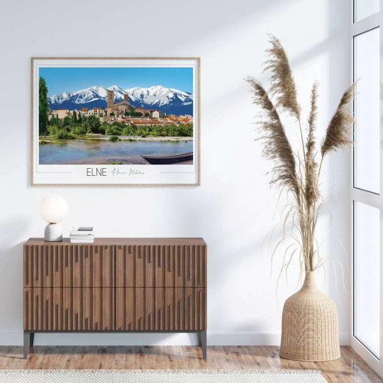 Affiche FOLIOVE de la ville d'Elne - 3 tailles