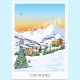 Affiche FOLIOVE de la station de Font Romeu - 3 tailles