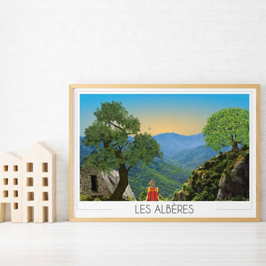 Affiche FOLIOVE de Laroque des Albères - 2 modèles 3 tailles