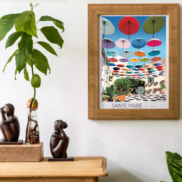 Affiche FOLIOVE des Saintes Maries de la Mer - 3 tailles