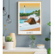 Affiche FOLIOVE du Phare de Biarritz - 3 tailles
