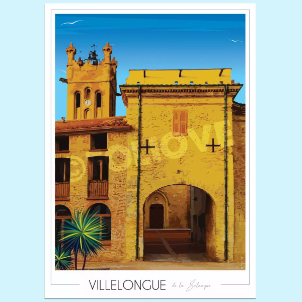 Affiche FOLIOVE de Villelongue de la Salanque - 3 tailles