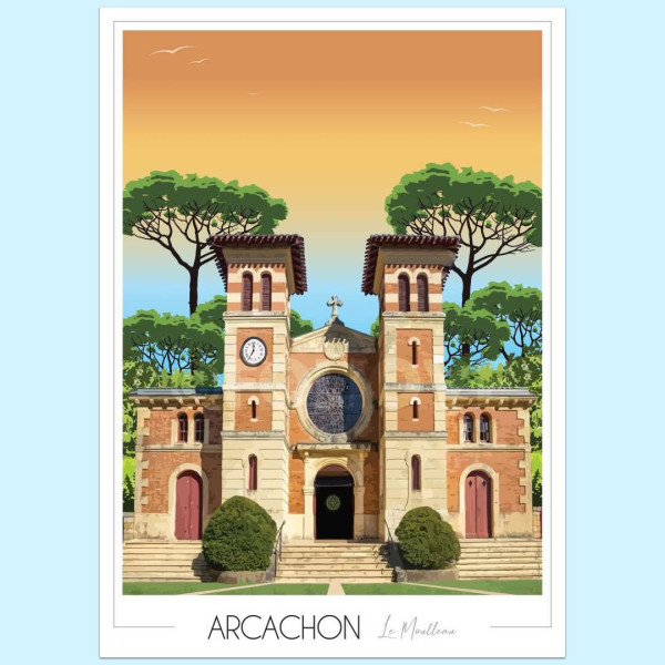 Affiche FOLIOVE d'Arcachon - 2 modèles 3 taille