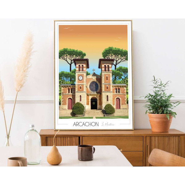 Affiche FOLIOVE d'Arcachon - 2 modèles 3 taille