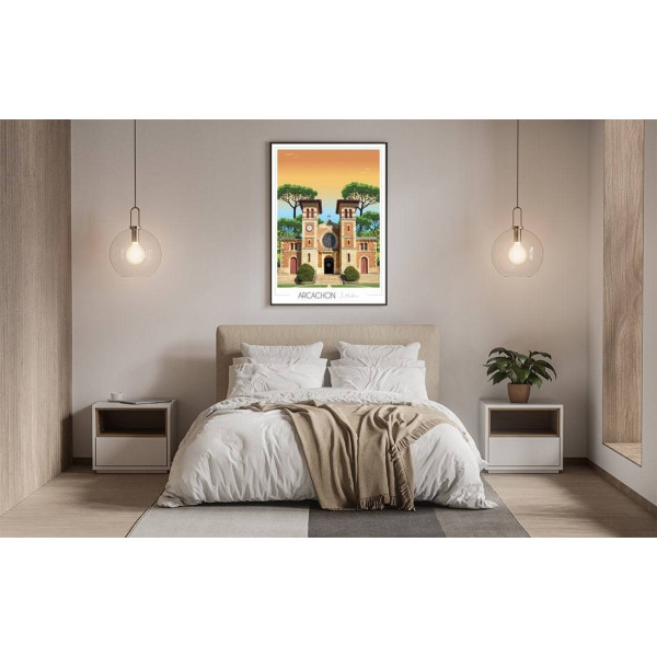 Affiche FOLIOVE d'Arcachon - 2 modèles 3 taille