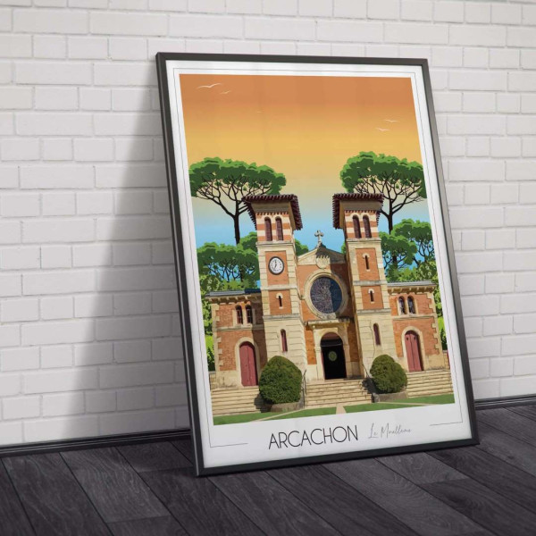 Affiche FOLIOVE d'Arcachon - 2 modèles 3 taille