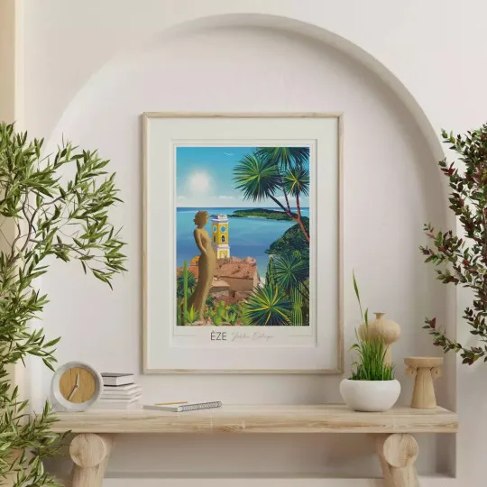 Affiche FOLIOVE d'Eze - 2 modèles 3 tailles