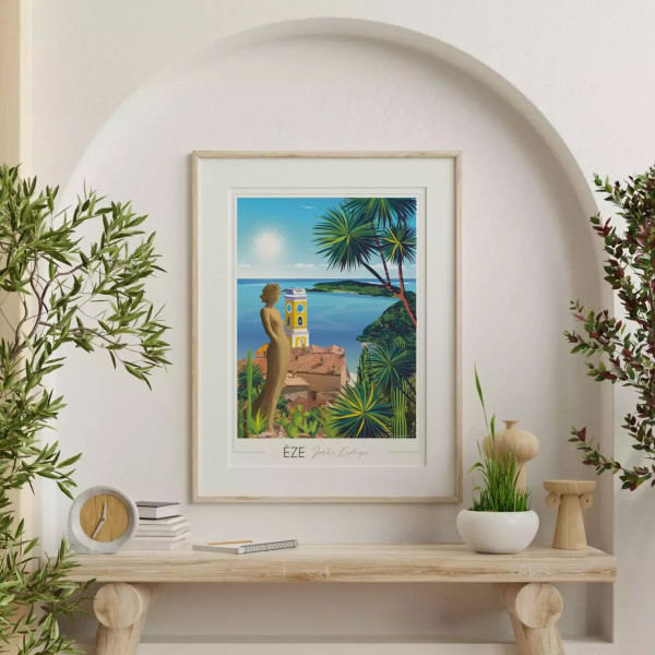 Affiche FOLIOVE d'Eze - 2 modèles 3 tailles