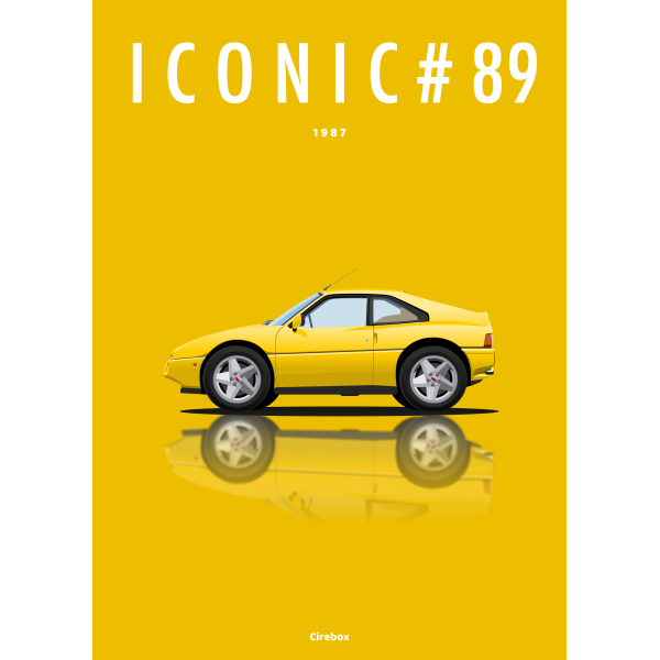 Affiche de la Venturi 200 - 1987 - Cirebox