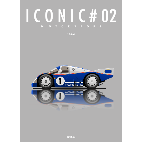 Affiche de la Porsche 962 - 1984 - Cirebox
