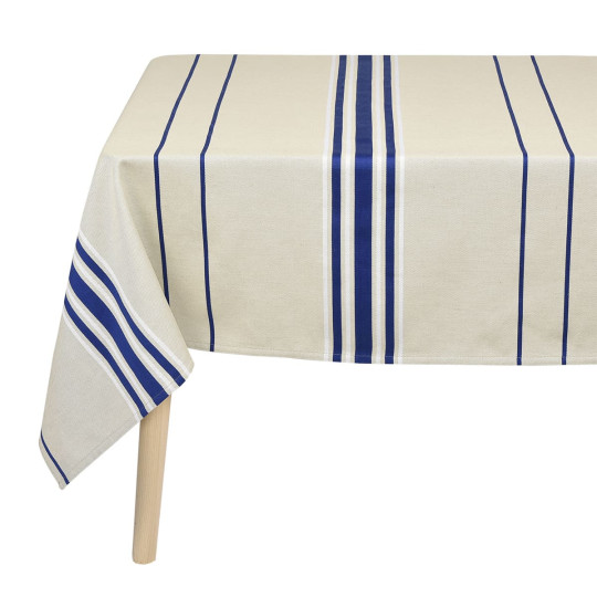 Nappe de table ARTIGA en coton Corda Metis Bleu Elec