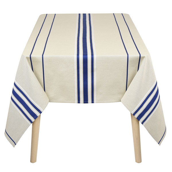 Nappe de table ARTIGA en coton Corda Metis Bleu Elec