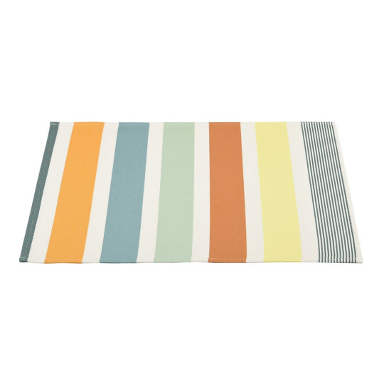 Set de table enduit ARTIGA en coton bio orange Garlin Pomme