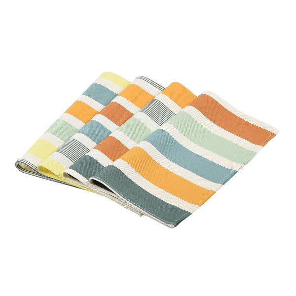 Serviette de table ARTIGA 100% coton bio orange Garlin Pomme