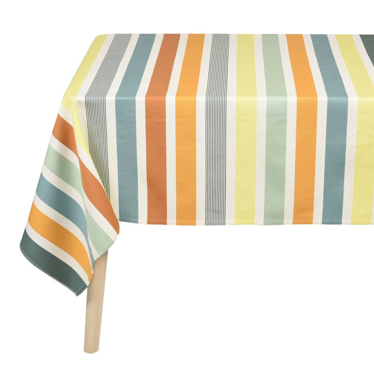 Nappe de table ARTIGA 100% coton bio orange Garlin Pomme