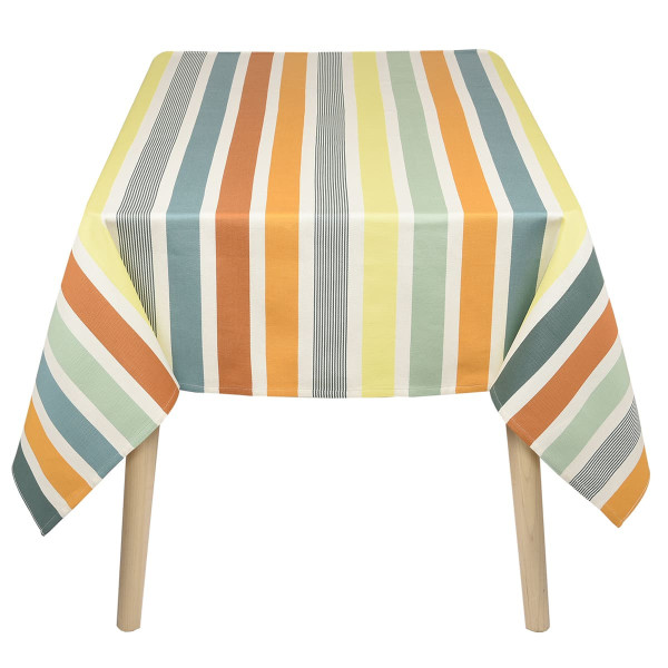 Nappe de table ARTIGA 100% coton bio orange Garlin Pomme