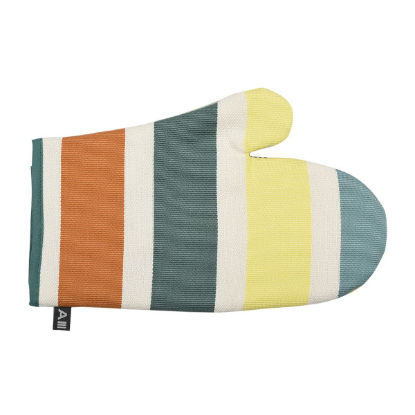 Moufle de cuisine orange ARTIGA 100% coton bio Garlin Pomme