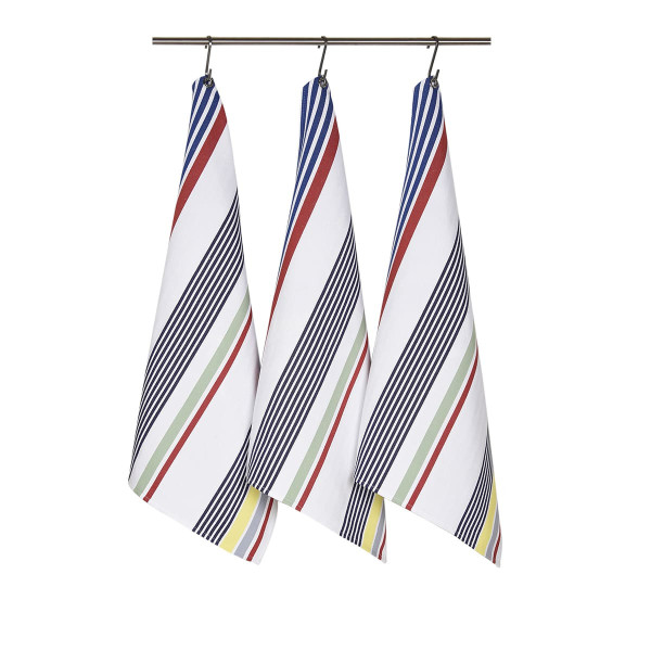 Torchon rayé ARTIGA en coton Gastes