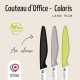 Couteau d'office NOGENT 3 ETOILES Classic 9cm Bio Sourcé - 3 coloris