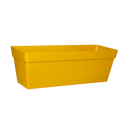 Jardinière CHAPELU Cocoripot Jade et plateau clippé 50cm - 5 coloris