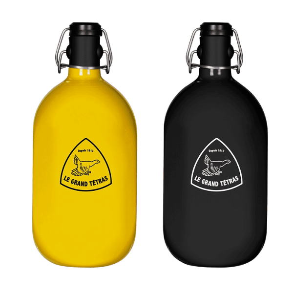 Gourde aluminium LE GRAND TETRAS Originale Carré 1 litre - 4 coloris